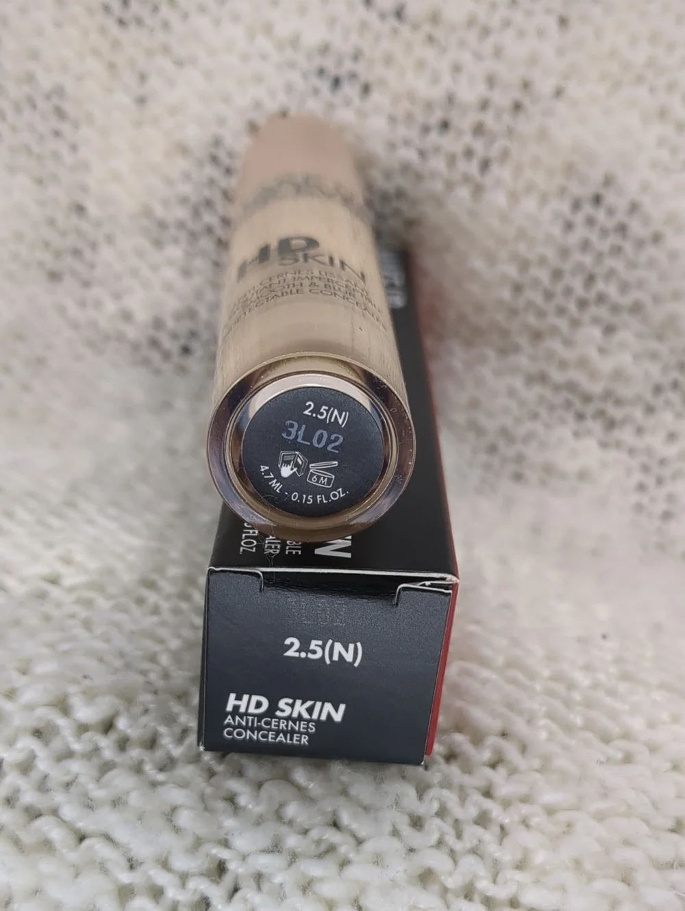 Makeup Forever HD Skin Concealer in 2.5(N)-Desert, 4.7ml/0.15fl oz